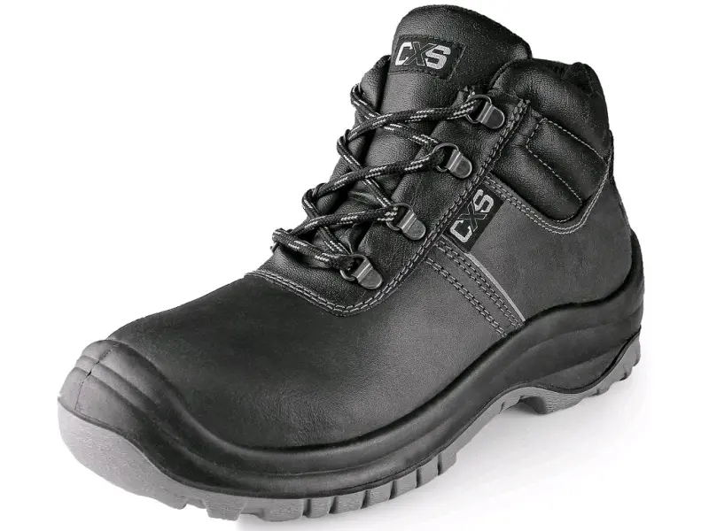Obuv kotníková CXS SAFETY STEEL MANGAN S3, černá, vel. 45